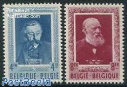 Belgium 1952 Authors 2v, Mint NH, Authors - Ungebraucht