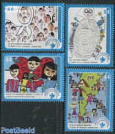 Argentina 2013 Right On Identity 4v, Mint NH, Various - Justice - Art - Children Drawings - Neufs