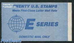 United States Of America 1988 Earth Booklet With 20 Stamps, Mint NH, Various - Stamp Booklets - Globes - Nuovi