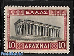 Greece 1927 10Dr, Stamp Out Of Set, Type I, Mint NH - Unused Stamps