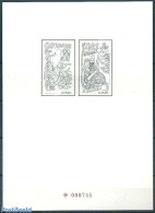Czech Republic 1997 Europa, Legends 2v, Blackprint, Mint NH, History - Europa (cept) - Knights - Art - Fairytales - Andere & Zonder Classificatie