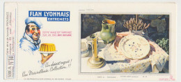 Buvard 23.1 X 10.4 FLAN LYONNAIS Série A N° 14 Provence Nature Morte Provençale - Cake & Candy