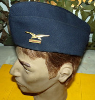 CALOT AVEC CHAROGNARD ET GRADE POUR  MILITAIRE DE L'ARMEE DE L'AIR  FRANCAISE , TAILLE MEDIUM 54 ,BON ETAT VOIR PHOTOS . - Headpieces, Headdresses