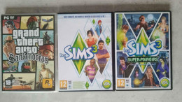 Lot 3 Jeux : Sims 3 Et GTA San Andreas Pour Pc - PC-games