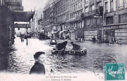 75 - PARIS 12 - Inondations 1910 - Faubourg Saint Antoine - District 12