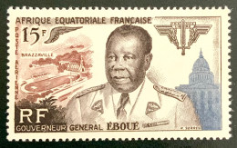 1955 A.E.F. - POSTE AERIENNE - GOUVERNEUR GÉNÉRAL EBOUE- NEUF** - Nuevos