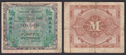 ALLIIERTE MILITÄRBEHÖRDE 1/2 Mark 1944 Ro 200a F (4)   (27783 - Otros & Sin Clasificación