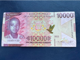 GUINEA P49Ac 10000 Or 10.000 FRANCS 2022 UNC. - Guinee