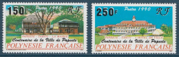 Polynésie - YT N° 358 Et 359 ** - Neuf Sans Charnière - 1990 - Unused Stamps