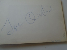D203329  Signature -Autograph  - Igor Oistrakh Violinist And Carlo Cossutta Italian (Slovene) Tenor  1981 - Sänger Und Musiker