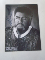 D203330 Signature -Autograph  - Carlo Cossutta Italian (Slovene) Tenor  1981  Othello -Hamburg Opera - Singers & Musicians