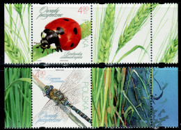 POLAND 2024 BENEFICIAL INSECTS SET + ZF  MNH - Unused Stamps