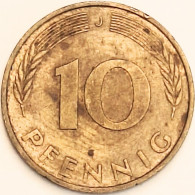 Germany Federal Republic - 10 Pfennig 1980 J, KM# 108 (#4669) - 10 Pfennig