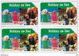 4  USATE:   £. 5.000  -  31.12.1996  -  HOLIDAY  ON  LINE  -  QUESTE. - Publiques Figurées Ordinaires