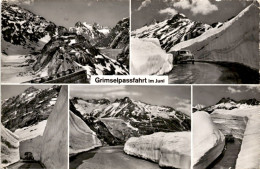 Grimselpassfahrt Im Juni - 5 Bilder (8104) * 10. 7. 1961 - Guttannen