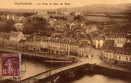 Chateaulin Le Pont Et Quai De Brest - Châteaulin