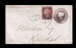 INDIA 1869. Old Cover - 1858-79 Crown Colony