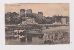 WALES - Rhuddlan Castle Used Vintage Postcard - Denbighshire