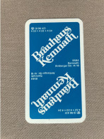 Speelkaart / Carte à Jouer - BRAUHAUS KEMNATH (Kemnath) GERMANY - Other & Unclassified