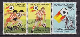 Dominican Republic 1982 Yvert A 400-02, Spain '82 - World Football Cup - Air Mail - MNH - Dominican Republic