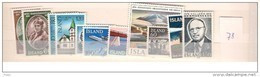 1978 MNH Iceland, Island, Year Complete, Posffris - Annate Complete
