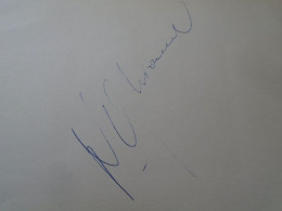 D203344 Signature -Autograph  - Nicolai Ghiaurov - Bulgarian Opera Singer  1981 - Cantantes Y Musicos