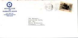 Australia Cover Black Swan Rotary Club Of Nambucca Heads  To Melbourne - Briefe U. Dokumente