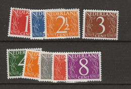 1946 MNH Nederland NVPH 460-68 Postfris** - Unused Stamps