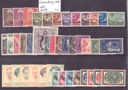 LUXEMBOURG - TIMBRES NEUFS ** SANS CHARNIERE - TOUS EN BON ETAT  - COTE: 410 € - Collections