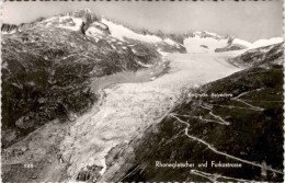 Rhonegletscher Und Furkastrasse (565) - Obergoms