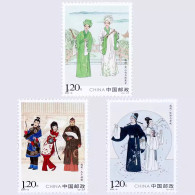 China 2024/2024-8 Chinese Opera — Yue Opera Stamps 3v MNH - Ongebruikt
