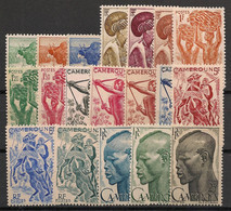 CAMEROUN - 1946 - N°YT. 276 à 294 - Série Complète - Neuf Luxe ** / MNH / Postfrisch - Neufs