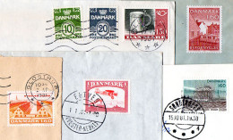 DENMARK. 1980 -81. Five Different Cover Sent To Iceland. - Cartas & Documentos