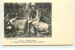 A.E.F - CHARI-TCHAD - Chasse à L'Antilope Chevaline Dans Le Gribingui - N°4 - Tchad