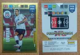 AC - 30 DEJAN LOVREN  LIVERPOOL  FANS FAVOURITE  PANINI FIFA 365 2020 ADRENALYN TRADING CARD - Trading Cards