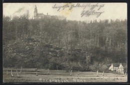 Foto-AK Banz / Staffelstein, Ortspartie Mit Schloss Nach Bergrutsch  - Catástrofes