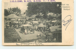 INDONESIE - Groet Van SUMATRA'S Westkust - Marktplatz (passar) Te Fort De Kock - Indonesia