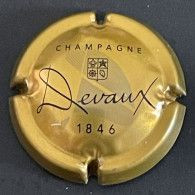 CAPSULE DE MUSELET CHAMPAGNE DEVAUX  (noir Sur Or) - Devaux