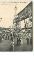 MARSEILLE - Exposition Internationale D'Electricité 1908 - Les Grandes Balançoires Electriques - Manège - Exposition D'Electricité Et Autres