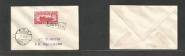 ICELAND. 1956 (4 July) Brazil - Iceland. Fkd Env, Pqbt Cachet. Reykjavik Used To PR Maricham. VF. - Other & Unclassified