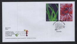 CYPRUS 2024 EUROPA CEPT ISSUE SET STAMPS ON OFFICIAL FDC - Briefe U. Dokumente