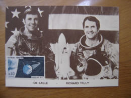 EAGLE TRULY Carte Maximum Cosmonaute ESPACE Salon De L'aéronautique Bourget - Collections