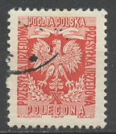 Pologne - Poland - Polen Service 1954 Y&T N°S29 - Michel N°D29 (o) - (svi) Armoirie - Oficiales