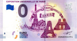 Billet Touristique - 0 Euro - France - Exposition Universelle De Paris (2019-1) - Privatentwürfe