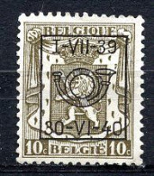 BE  PO 430   (*)   ---   Série 17  --  1939 - Typo Precancels 1936-51 (Small Seal Of The State)