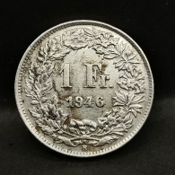 1 FRANC ARGENT 1946 B BERNE HELVETIA DEBOUT SUISSE / SWITZERLAND SILVER - 1 Franc