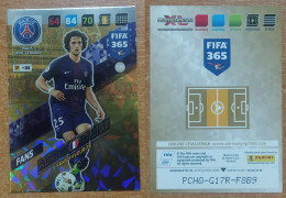 AC - 139 ADRIEN RABIOT  PARIS SAINT GERMAIN  FANS FAVOURITE  PANINI FIFA 365 2018 ADRENALYN TRADING CARD - Trading Cards