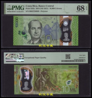 Costa Rica 10000 Colones, (2021), Polymer, Lucky Number 999, PMG68 - Costa Rica