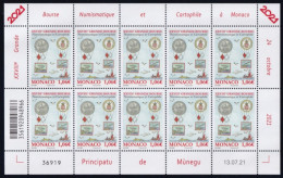 Monaco N°3298 - Feuille Entière - Neuf ** Sans Charnière - TB - Unused Stamps
