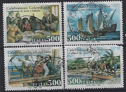 Italy 1992  500 Jahrestag Der Entdeckung Von Amerika  (o) Mi.2208-2211 - 1991-00: Used